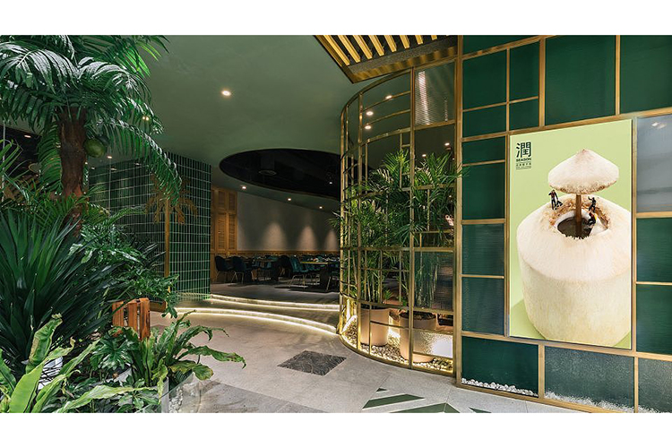 潤(rùn)園四季火鍋店餐飲空間設(shè)計(jì)01