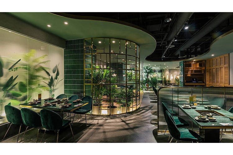 潤(rùn)園四季火鍋店餐飲空間設(shè)計(jì)03